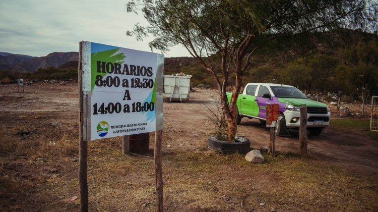 Ambiente y el municipio de Nogolí erradicaron el tercer basural del año