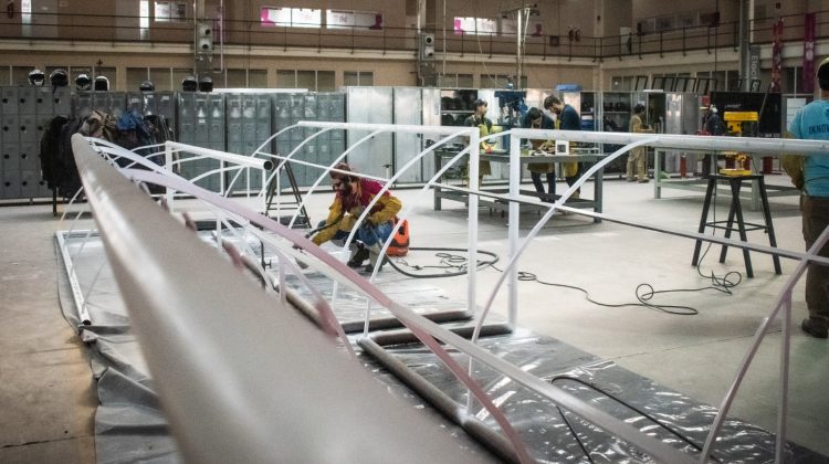 Estudiantes de la UPrO fabricaron arcos para el equipo de goalball de ‘Los de Acero’