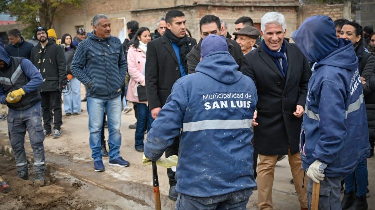 Poggi participó del lanzamiento del plan ‘Mejorando tu cuadra’