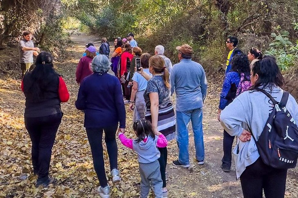 Un grupo de adultos mayores visitó la Quebrada de las Higueritas