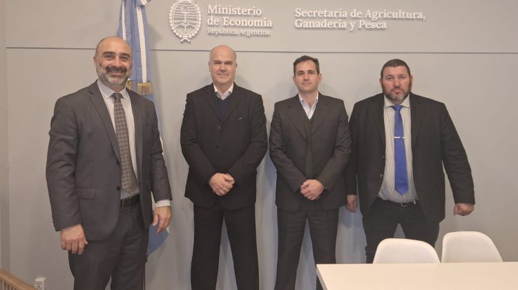 Trombotto se reunió con la secretaría de Agricultura, Ganadería y Pesca de la Nación