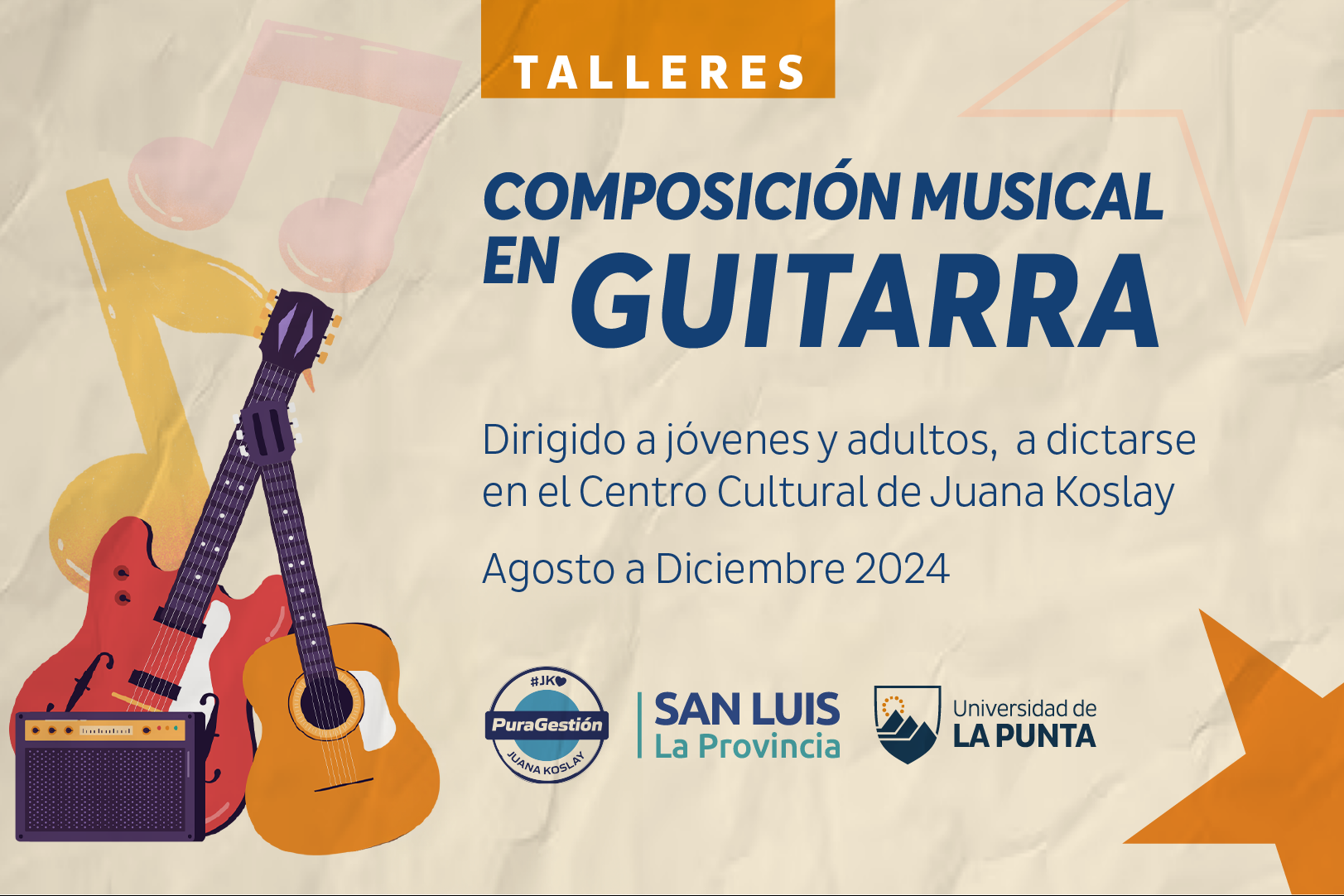 La ULP dictará un taller de composición musical en guitarra 