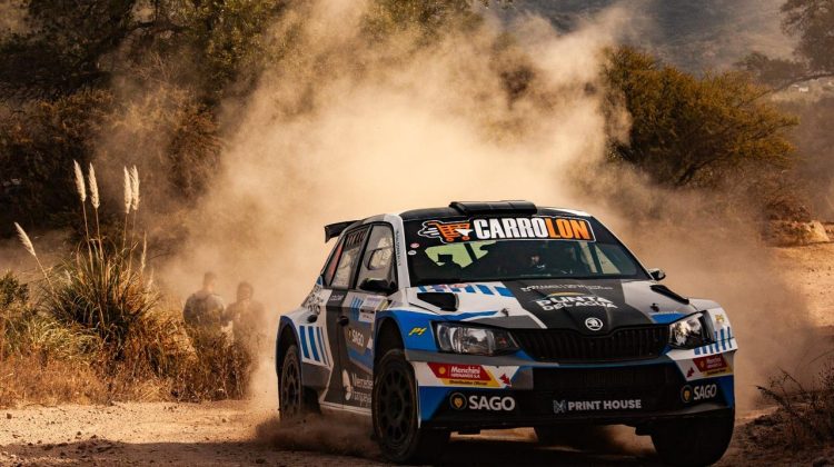 Baldoni fue contundente y manda en el Rally de San Luis