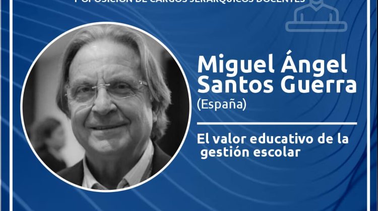 Santos Guerra brindará claves para evitar la rutina en la escuela