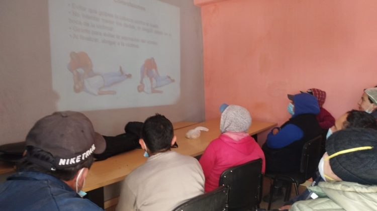 Capacitaron en primeros auxilios al personal de la planta de reciclado ‘La Jarilla’. 