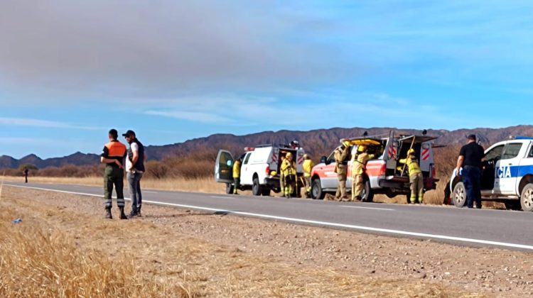 Lograron sofocar un incendio en Luján luego de 24 horas de esfuerzos