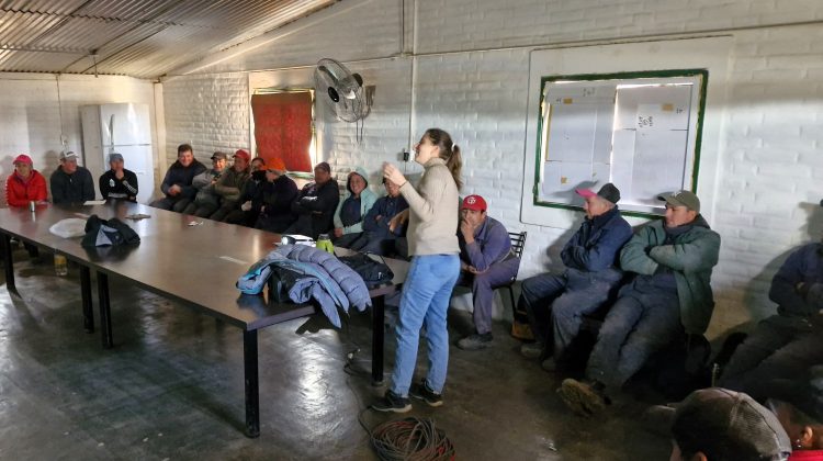 Capacitaron en primeros auxilios al personal de la planta de reciclado ‘El Jote’