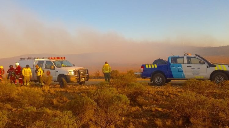 Realizan recorridos preventivos en la zona donde se produjo un incendio forestal