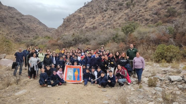 Estudiantes de Quines vivieron una jornada educativa en Quebrada de Las Higueritas