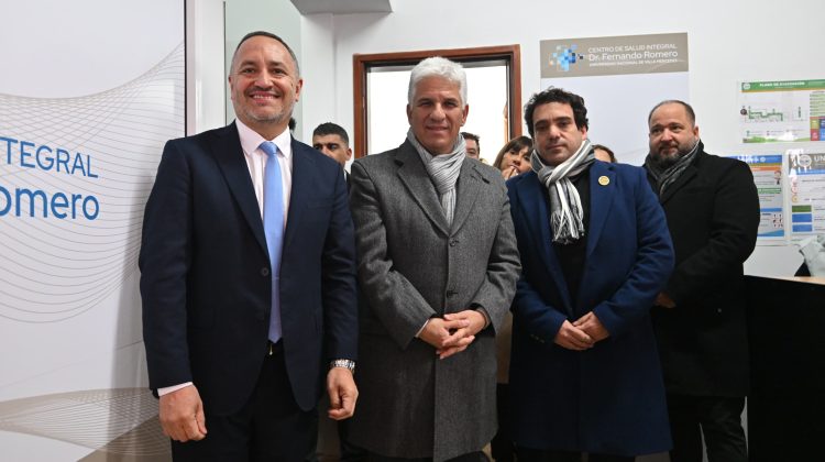 Poggi participó de la inauguración del Centro de Salud Integral ‘Doctor Fernando Romero’