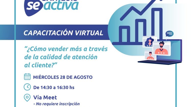 Una capacitación virtual brinda los secretos para vender más y mejorar la atención al cliente