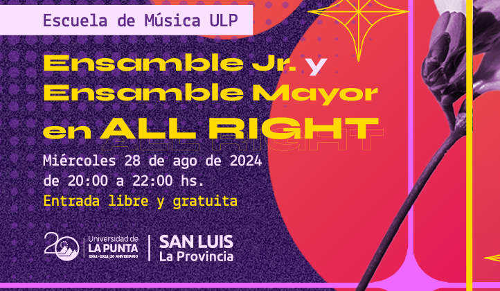 Los ensambles de la ULP presentarán su repertorio en San Luis