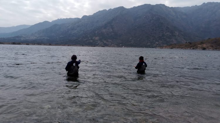 San Luis Agua fiscalizó el agua del dique Piscu Yaco