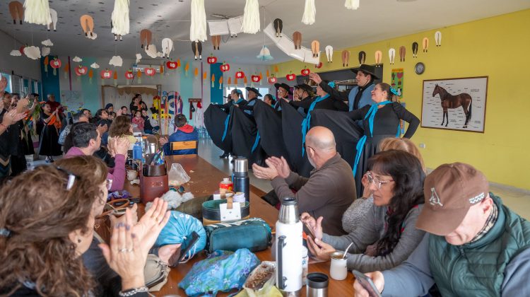 Hubo mateada inclusiva en el Centro de Equinoterapia La Pedrera