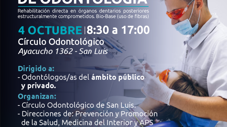 Continúan abiertas las inscripciones para la 2ª Jornada Provincial de Odontología