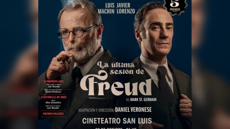 Sube a escena la multipremiada obra ‘La última sesión de Freud’