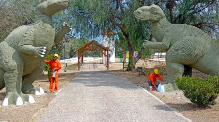 Avanzan los arreglos en el Parque Recreativo de la Villa de Merlo