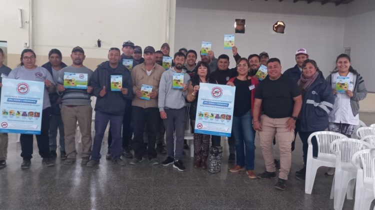 Realizaron una jornada de capacitación sobre dengue en la municipalidad de Balde