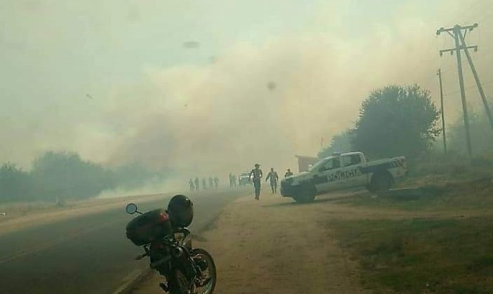 Implementan un operativo de asistencia para los afectados por los incendios