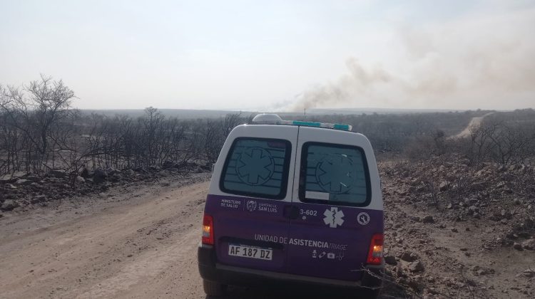 Incendios en San Martín y Quines: Salud visitó más de 600 domicilios