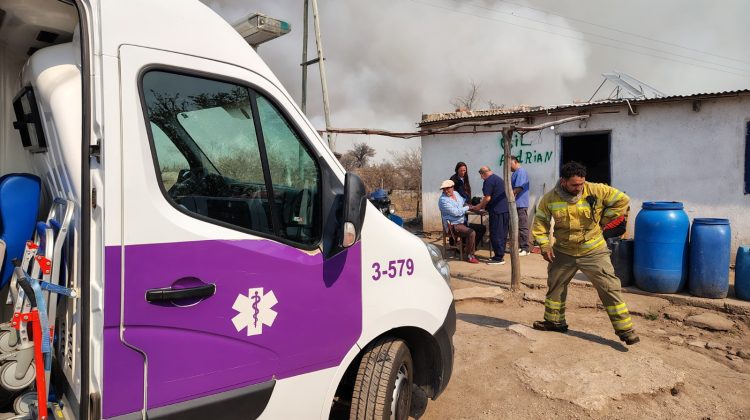 Incendios en San Martín y Quines: Salud visitó más de 600 domicilios