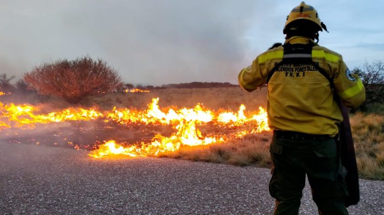 El incendio del departamento San Martín está controlado en un 90%