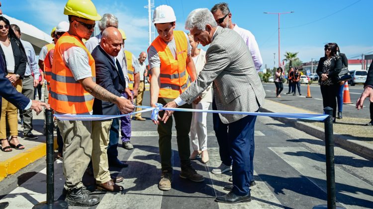 Inauguraron la nueva demarcación horizontal de la ruta provincial 20