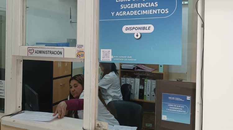 Los CAPS de Pueyrredón y Pedernera ya cuentan con libros de quejas y sugerencias