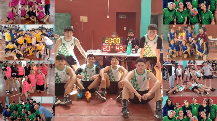 Los Juegos Intercolegiales Deportivos suman campeones regionales en básquet y handball