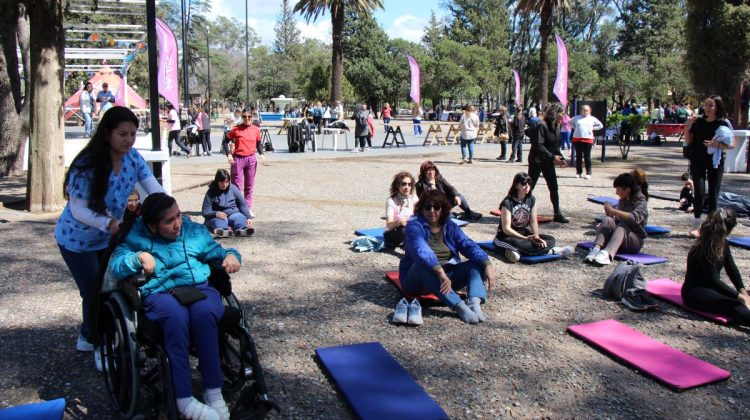 Se realizó una jornada por el Día Mundial de la Salud Mental en el Parque de las Naciones