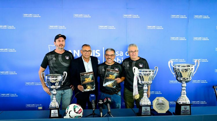 Este jueves comienza el 30° Torneo Argentino de Fútbol de Veteranos en San Luis