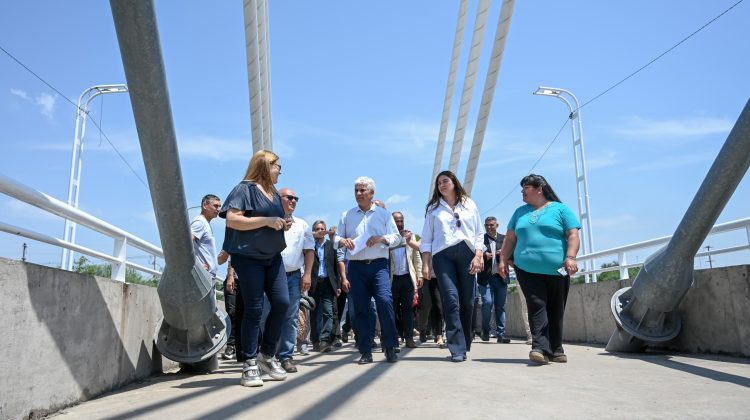 Poggi anunció que reinaugurará el puente ‘Monseñor Miranda’ para el aniversario de Villa Mercedes