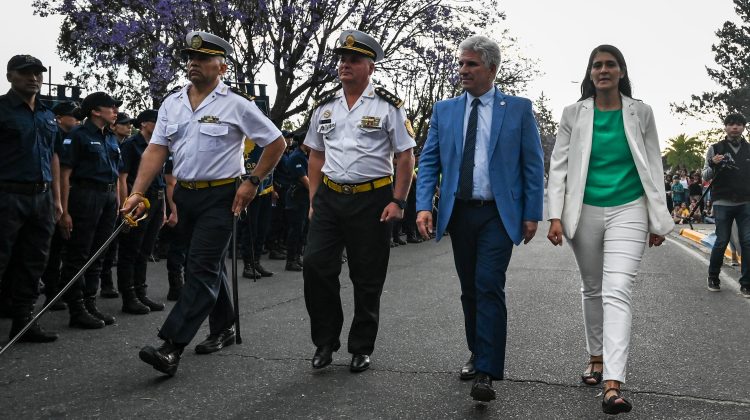 El Gobernador participó del acto conmemorativo por el 166° aniversario de la Policía de San Luis