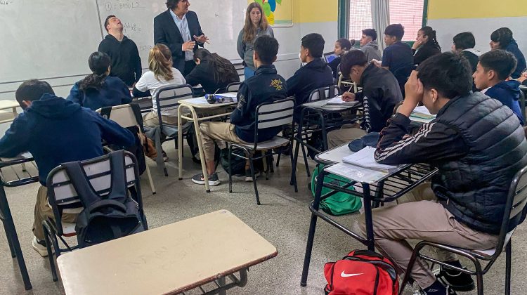 Discapacidad visitó el Centro Educativo Nº 22 de Fraga