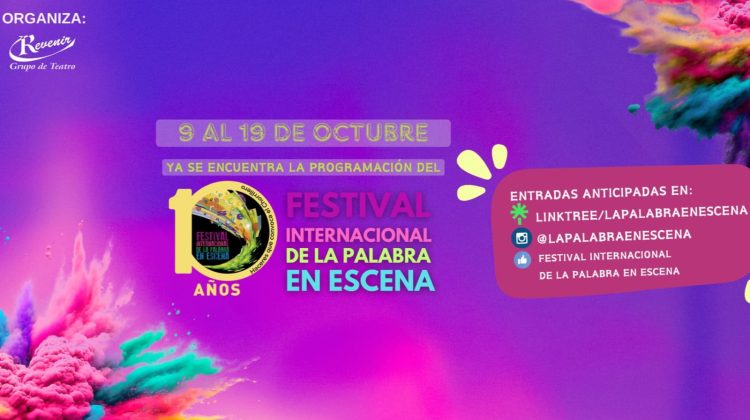 Cuenta regresiva para el Festival Internacional ‘La Palabra en Escena’