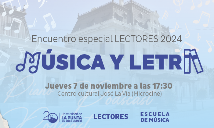 Lectores invita a participar del encuentro ‘Música y Letra’