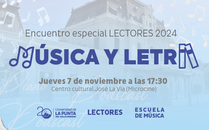 Lectores invita a participar del encuentro ‘Música y Letra’