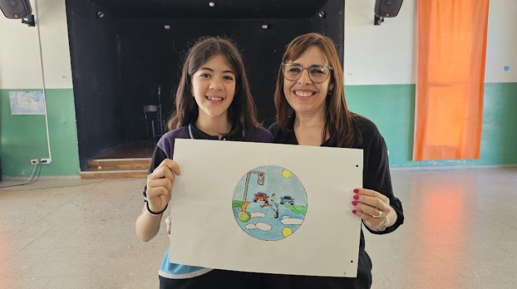 La estudiante Belén Reynoso es la ganadora del Concurso de Dibujo de la Copreti