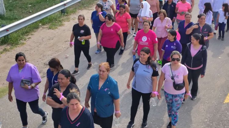 Se realizó en Beazley la 4ª Caminata en Lucha contra el Cáncer de Mama