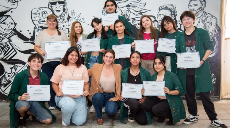 Reconocieron a jóvenes artistas de la Escuela ‘Gaspar Di Gennaro’