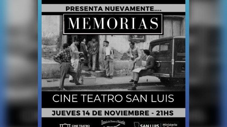 El espectáculo ‘Memorias’ subirá a escena nuevamente en el Cine Teatro