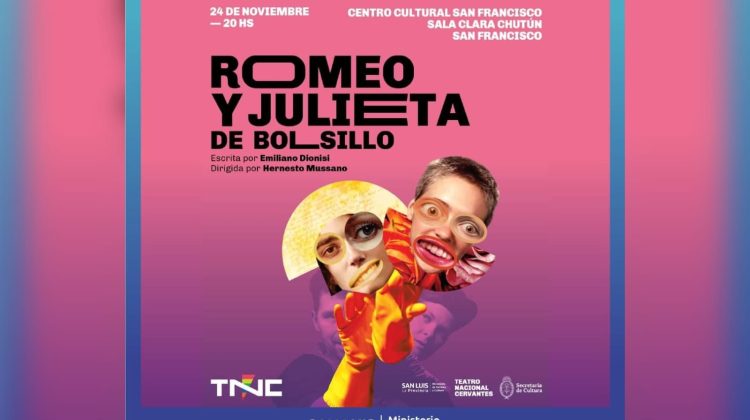 La obra ‘Romeo y Julieta de bolsillo’ llega al Teatro San Francisco