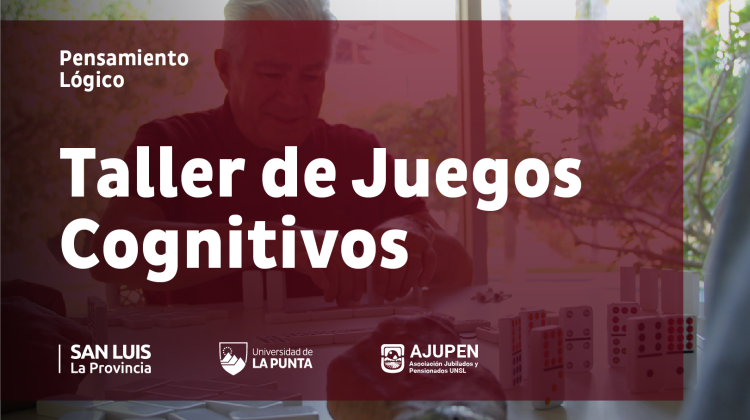 Comenzó el taller ‘Juegos Cognitivos’ para jubilados de la UNSL