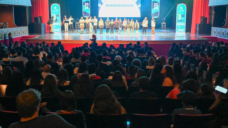 Los Intercolegiales Culturales tuvieron su gran cierre en el Cine Teatro San Luis