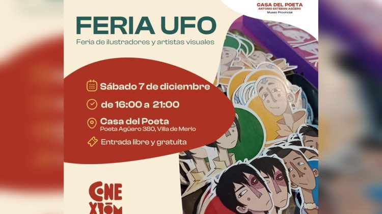 Se viene otra edición de la Feria UFO en Merlo