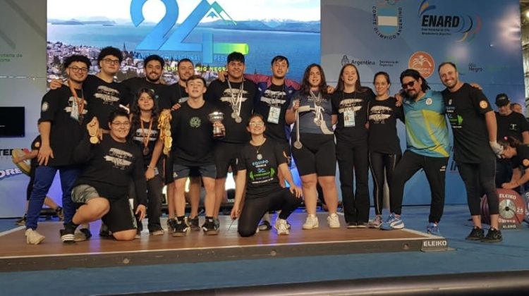 Los pesistas de San Luis cosecharon 31 medallas en el Nacional de Pesas de Bariloche