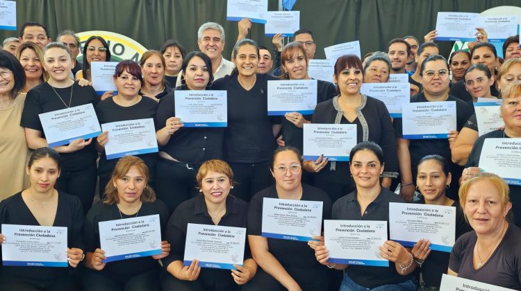 Capacitaron a patrullas de Prevención Ciudadana de La Toma y Saladillo