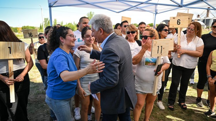 Más de 20 familias de Tilisarao están un paso más cerca del sueño de la casa propia