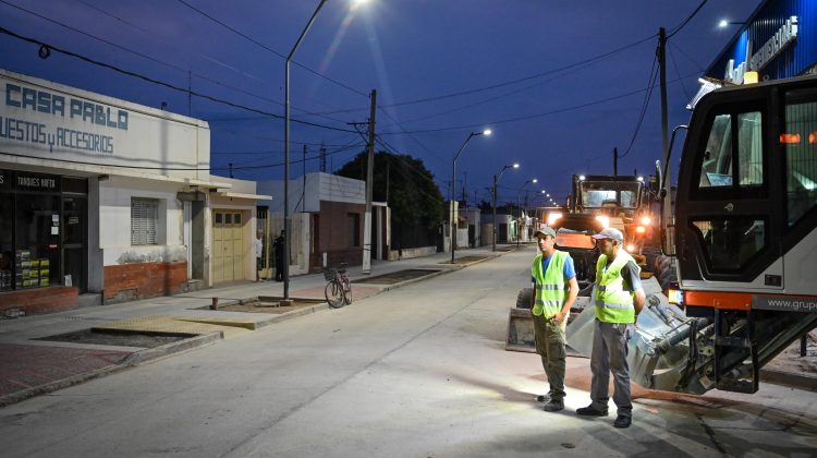 Concarán avanza en sus planes de alumbrado público y renovación del acceso principal