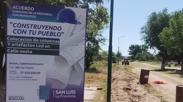 Bagual ejecuta obras por más de $26 millones